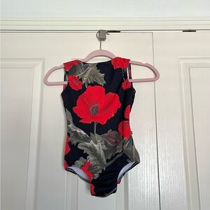 LuckyLeo Poppy Allure Leotard